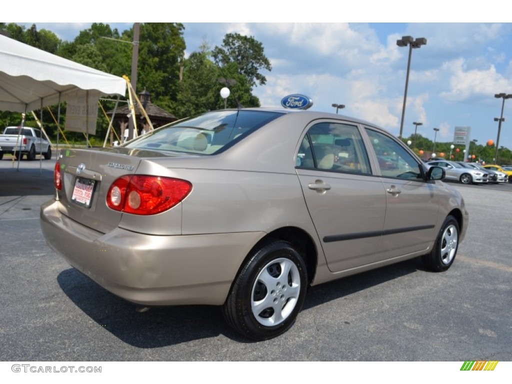 2006 Corolla CE - Desert Sand Mica / Beige photo #3