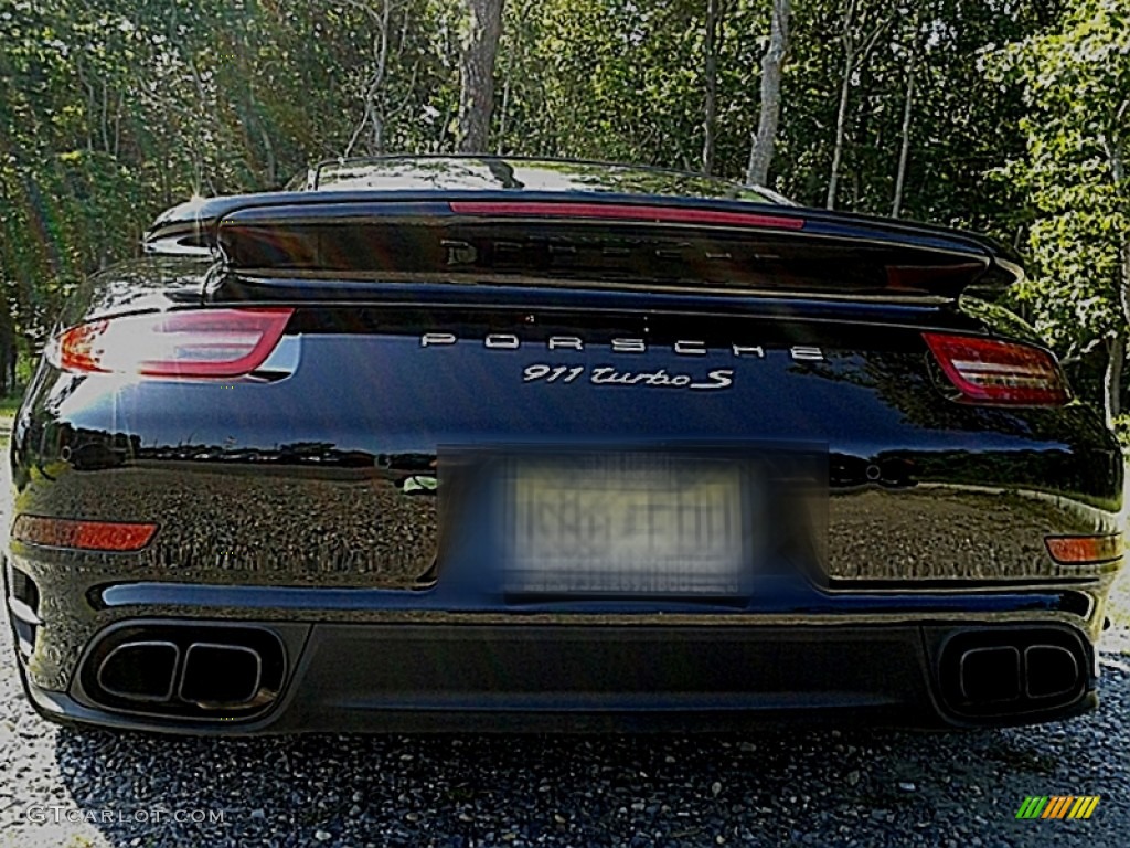 2015 911 Turbo S Coupe - Black / Black photo #8