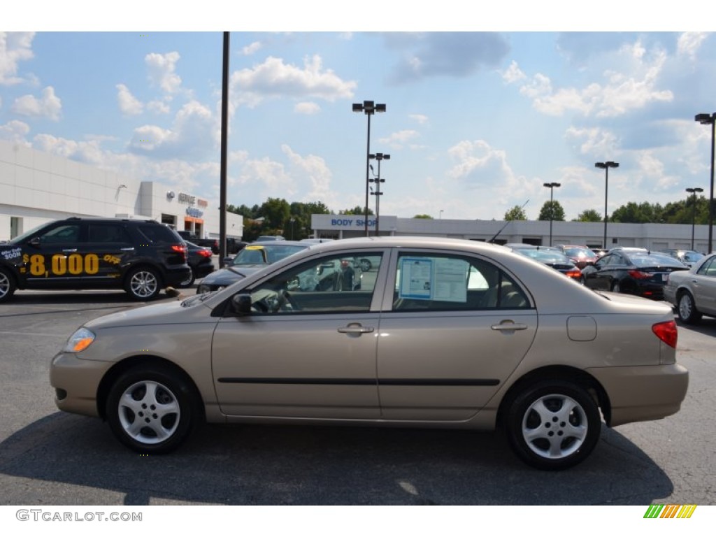 2006 Corolla CE - Desert Sand Mica / Beige photo #6