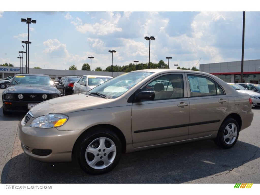 2006 Corolla CE - Desert Sand Mica / Beige photo #7