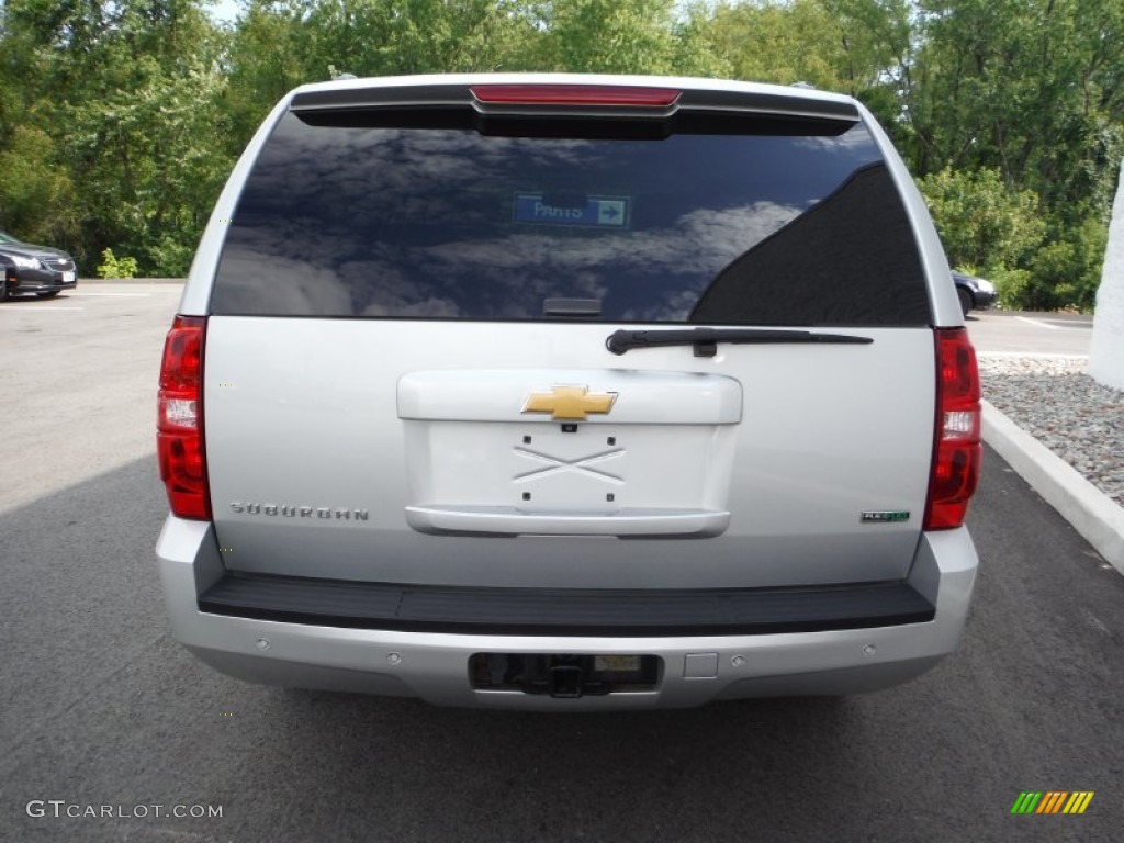 2011 Suburban LT 4x4 - Sheer Silver Metallic / Ebony photo #11