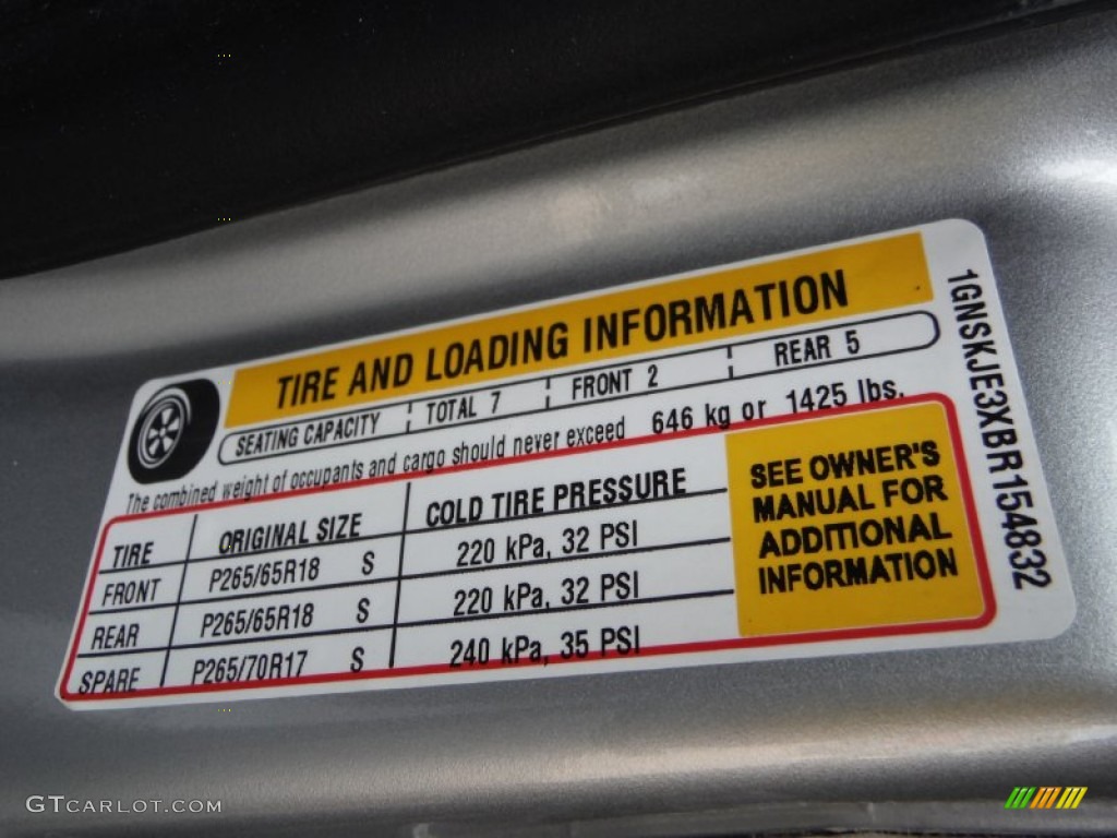 2011 Suburban LT 4x4 - Sheer Silver Metallic / Ebony photo #38