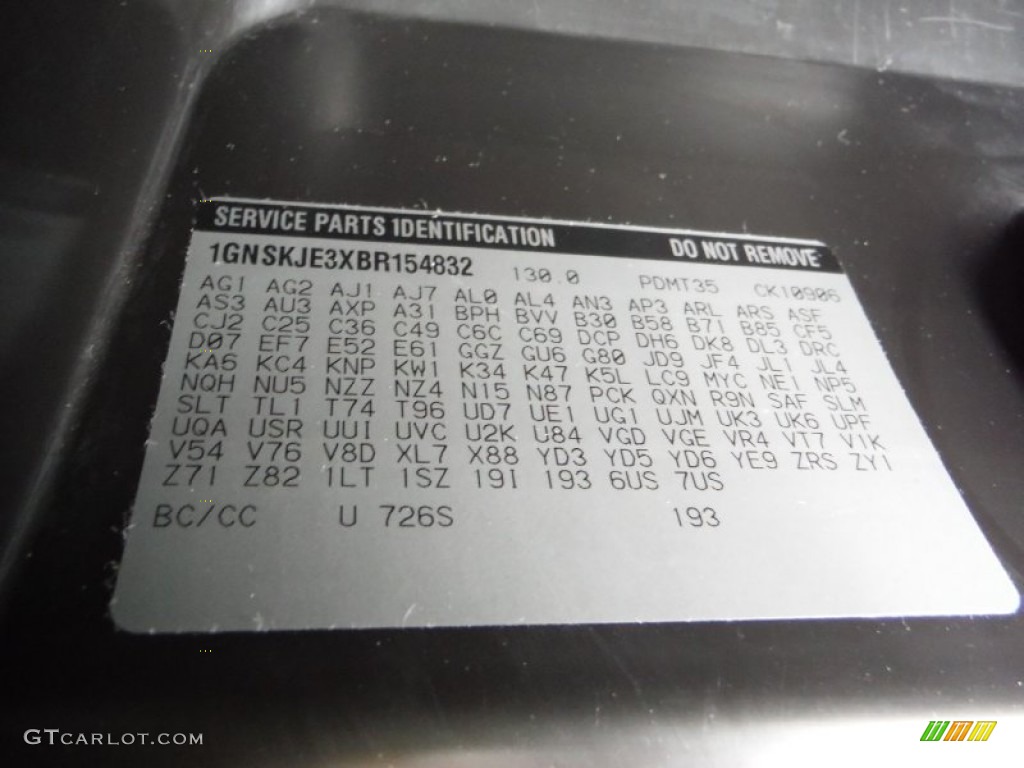 2011 Suburban LT 4x4 - Sheer Silver Metallic / Ebony photo #40