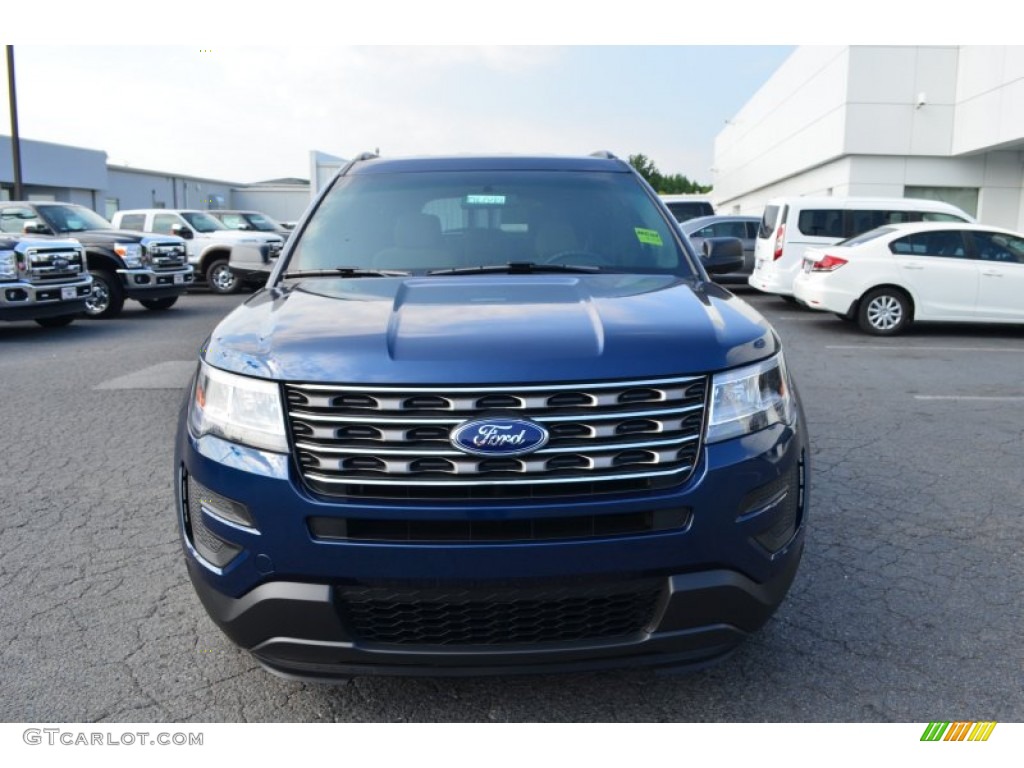 2016 Explorer 4WD - Blue Jeans Metallic / Medium Light Camel photo #4