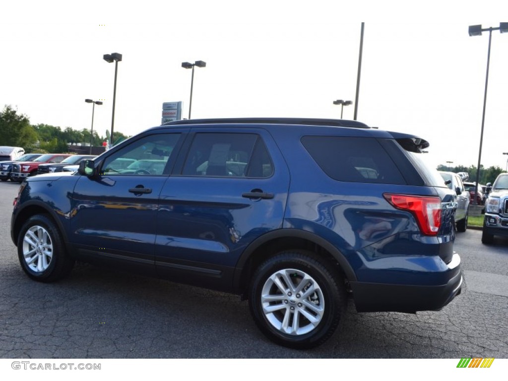 2016 Explorer 4WD - Blue Jeans Metallic / Medium Light Camel photo #22