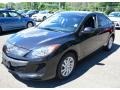 2012 Black Mica Mazda MAZDA3 i Touring 4 Door  photo #3