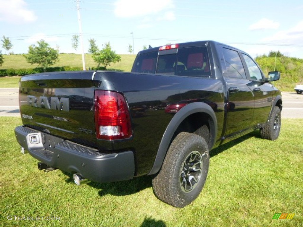 Black 2015 Ram 1500 Rebel Crew Cab 4x4 Exterior Photo #106383734