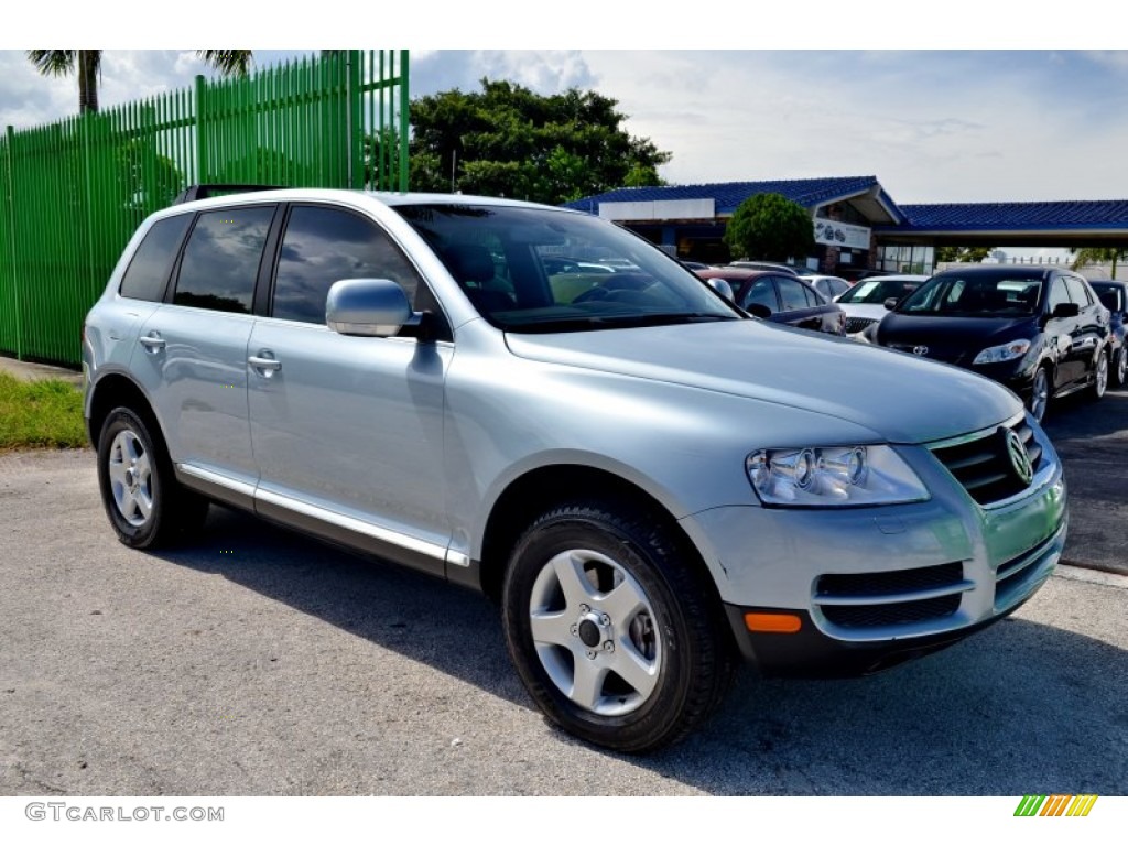 Blue Silver Metallic 2005 Volkswagen Touareg V6 Exterior Photo #106384955