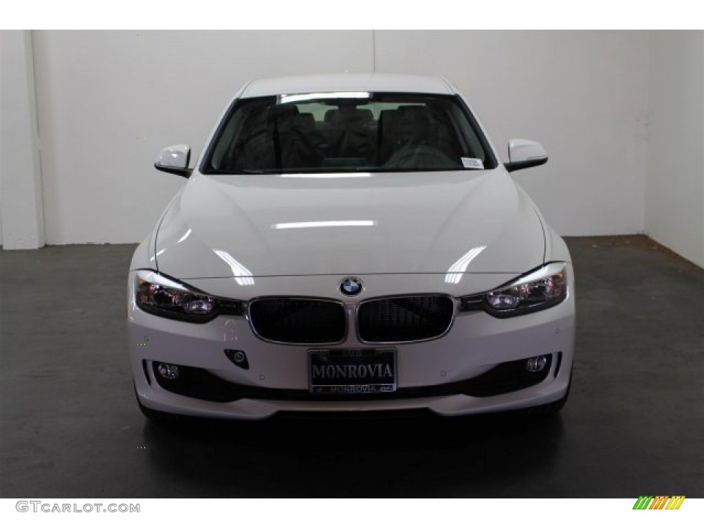 2015 3 Series 328d Sedan - Alpine White / Black photo #3