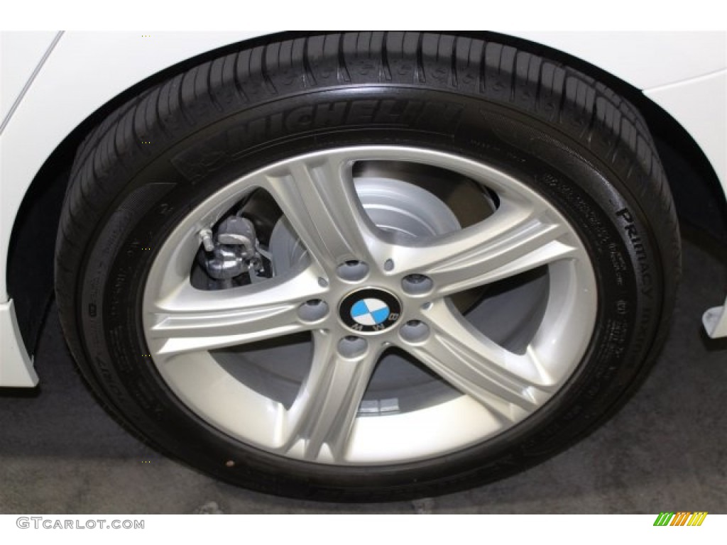 2015 3 Series 328d Sedan - Alpine White / Black photo #4