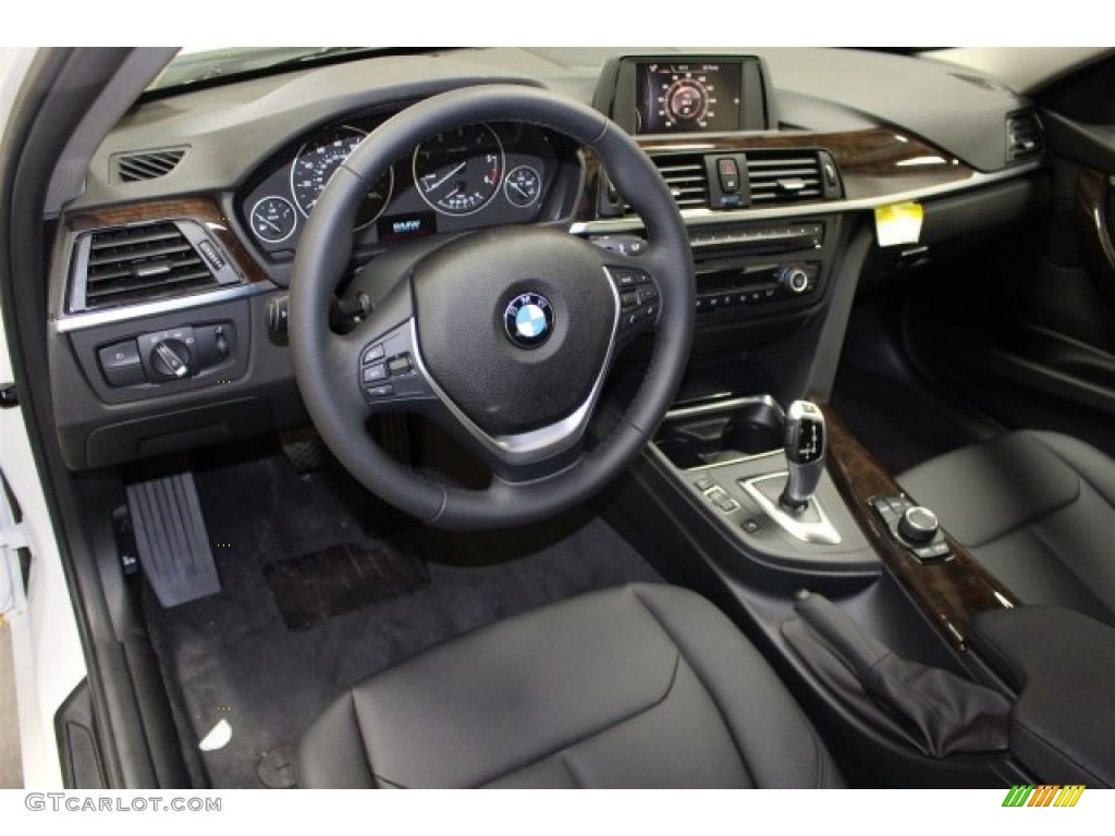 2015 3 Series 328d Sedan - Alpine White / Black photo #6