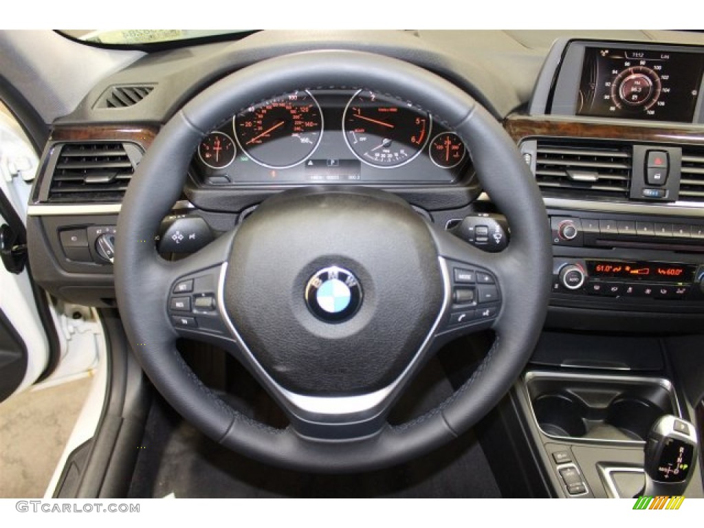 2015 3 Series 328d Sedan - Alpine White / Black photo #8