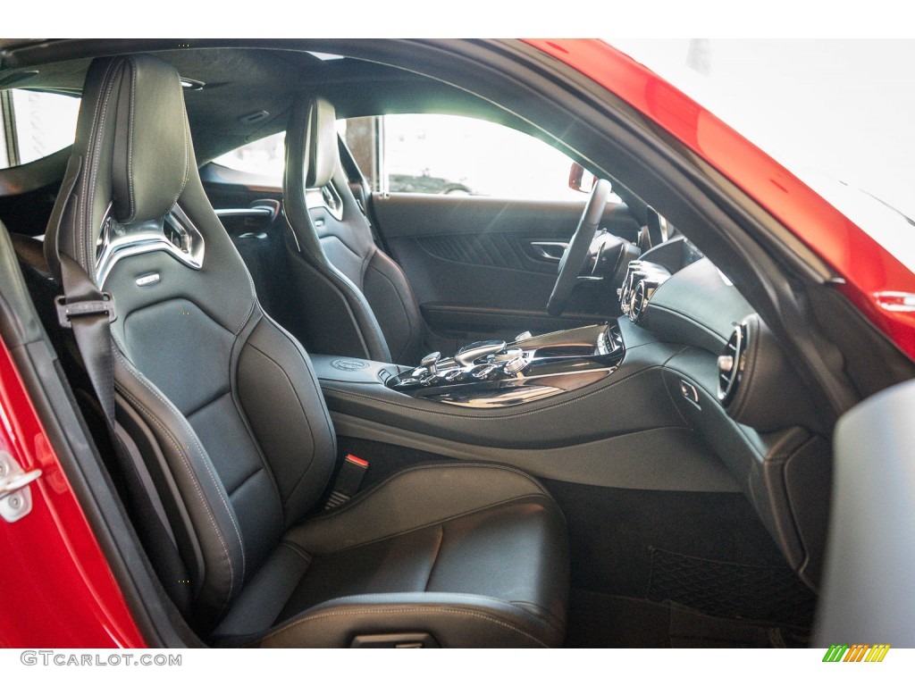 Black Interior 2016 Mercedes-Benz AMG GT S Coupe Photo #106389053
