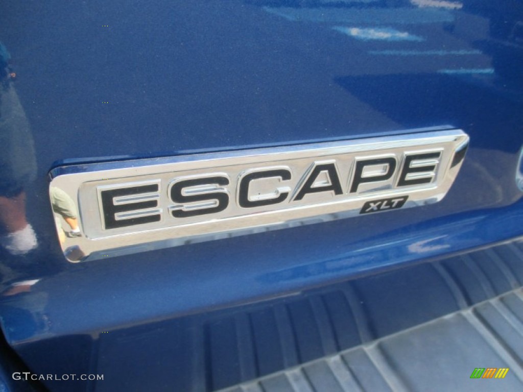 2008 Escape XLT V6 4WD - Vista Blue Metallic / Camel photo #5