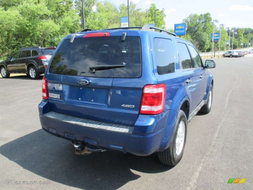 2008 Escape XLT V6 4WD - Vista Blue Metallic / Camel photo #8