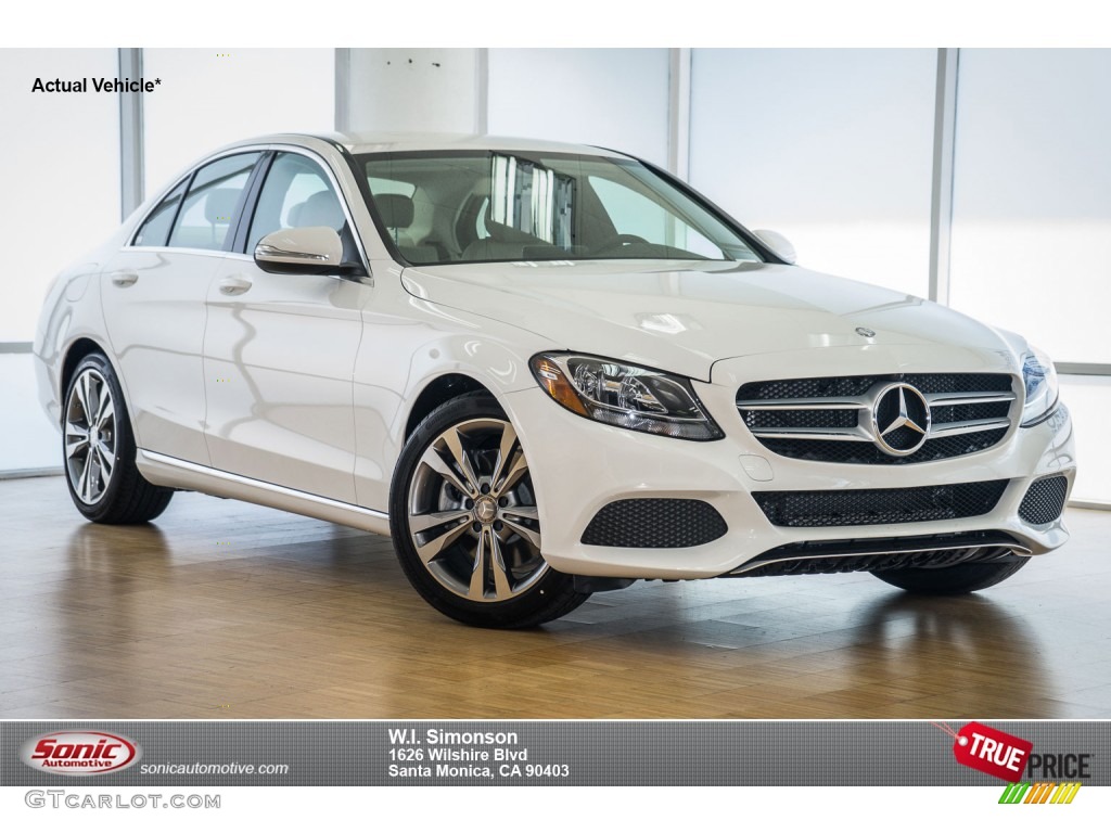 2015 C 300 - Polar White / Silk Beige/Black photo #1