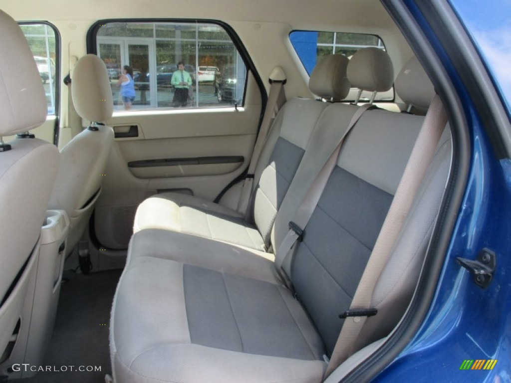 2008 Escape XLT V6 4WD - Vista Blue Metallic / Camel photo #23