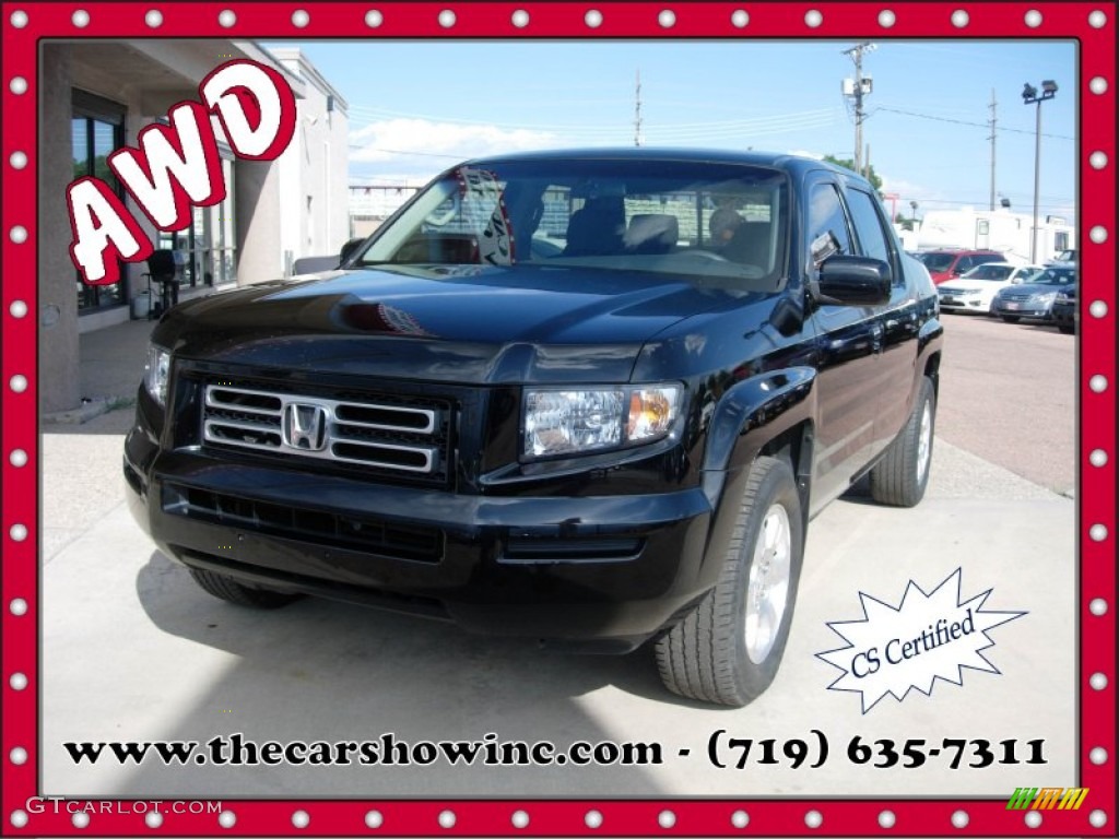 2008 Ridgeline RTS - Formal Black / Gray photo #1