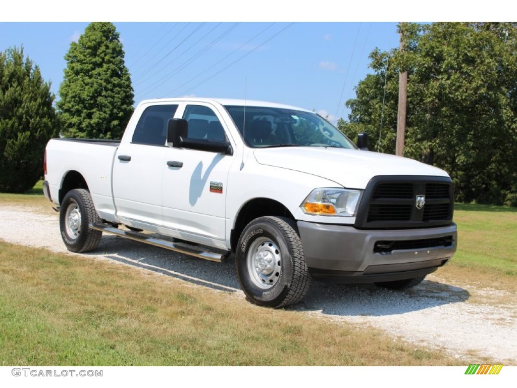 Bright White 2012 Dodge Ram 2500 HD ST Crew Cab 4x4 Exterior Photo #106393556