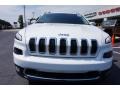 2016 Bright White Jeep Cherokee Limited  photo #2