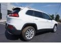 2016 Bright White Jeep Cherokee Limited  photo #7