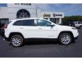 2016 Bright White Jeep Cherokee Limited  photo #8