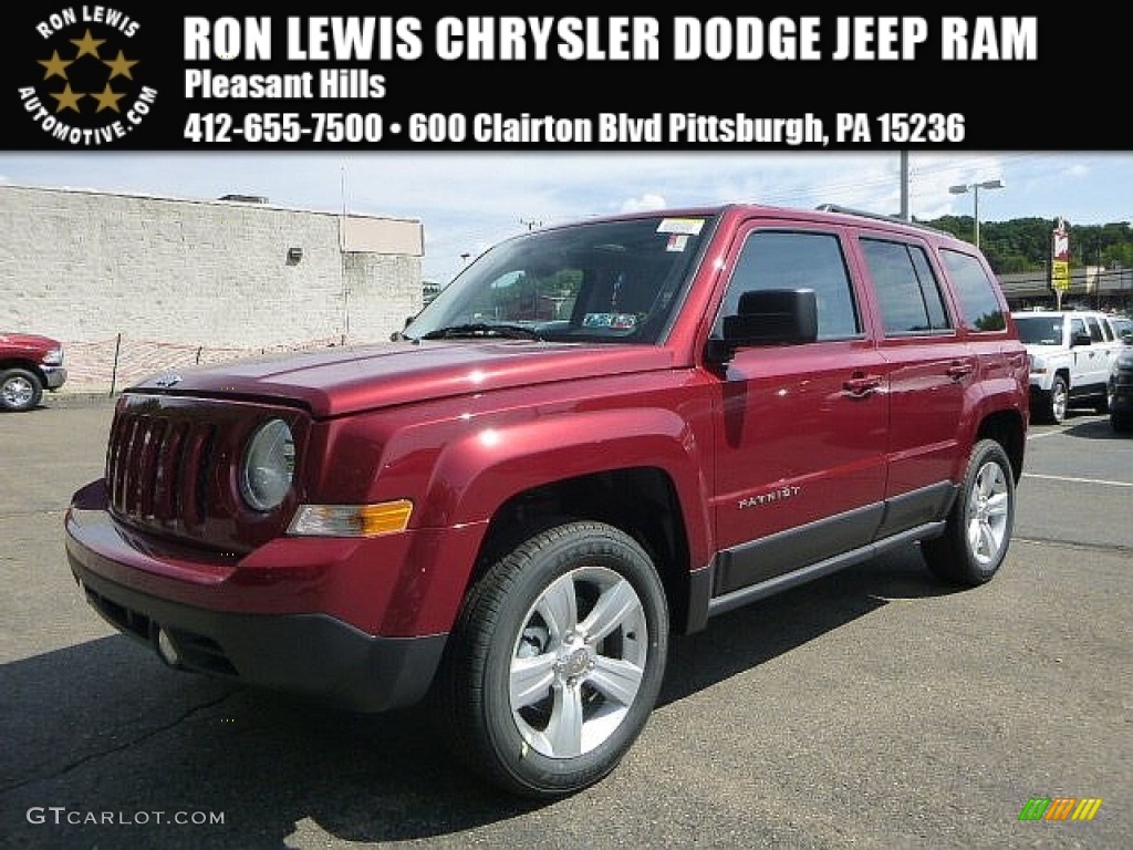 Deep Cherry Red Crystal Pearl Jeep Patriot