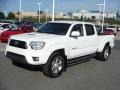 Super White 2013 Toyota Tacoma V6 TRD Sport Double Cab 4x4 Exterior