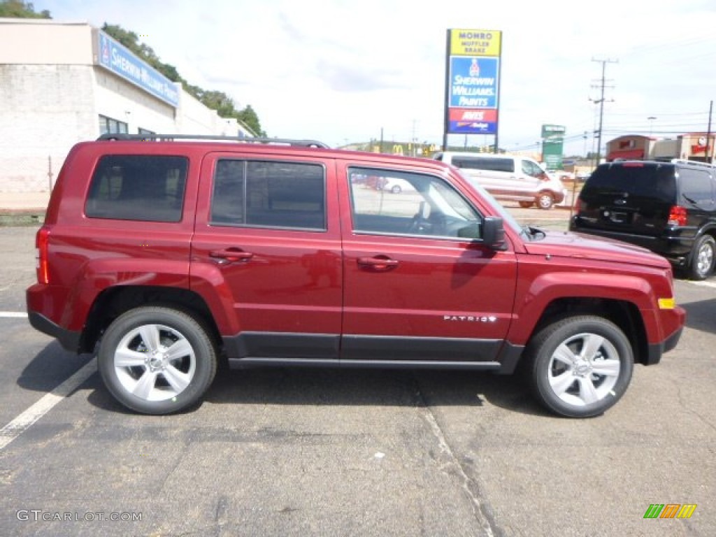 Deep Cherry Red Crystal Pearl 2016 Jeep Patriot Latitude 4x4 Exterior Photo #106395764