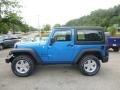 2015 Hydro Blue Pearl Jeep Wrangler Sport 4x4  photo #2