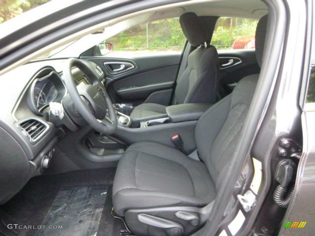 Black Interior 2016 Chrysler 200 Limited Photo #106396625