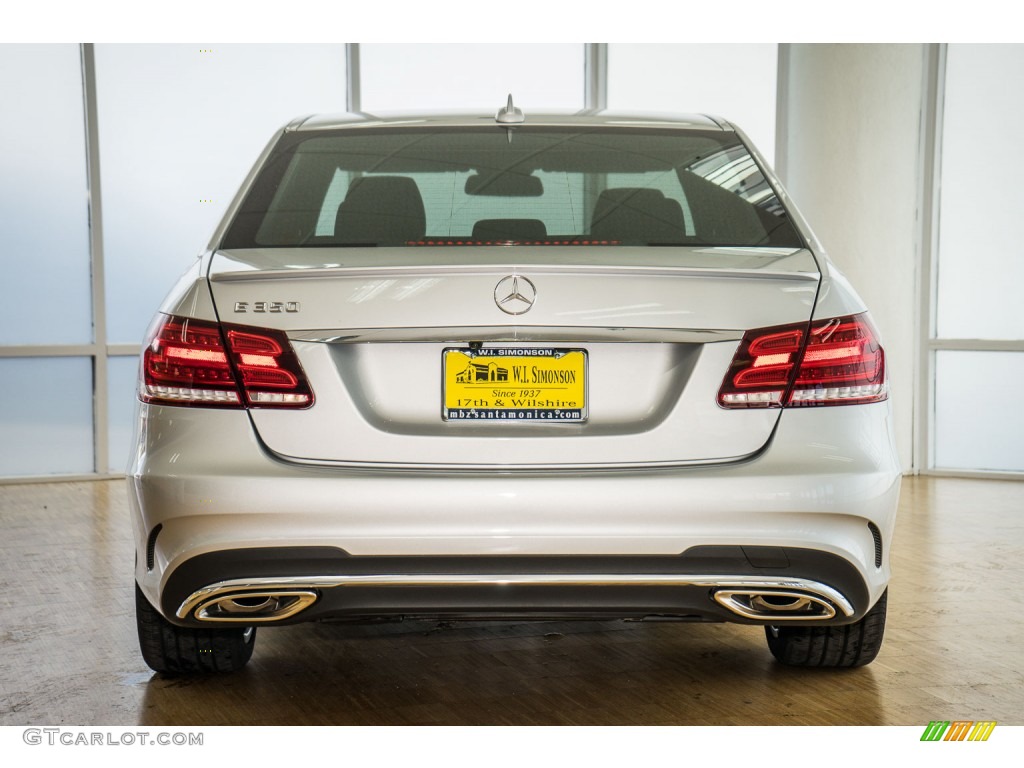 2016 E 350 Sedan - Iridium Silver Metallic / Black photo #4