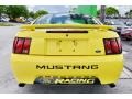 2002 Zinc Yellow Ford Mustang V6 Coupe  photo #42