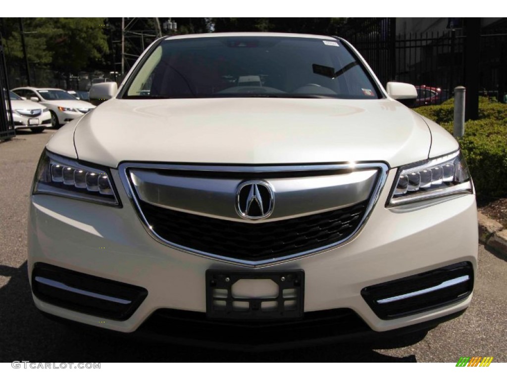 2016 MDX SH-AWD Technology - White Diamond Pearl / Parchment photo #2