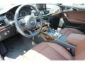  2016 A6 3.0 TDI Prestige quattro Nougat Brown Interior