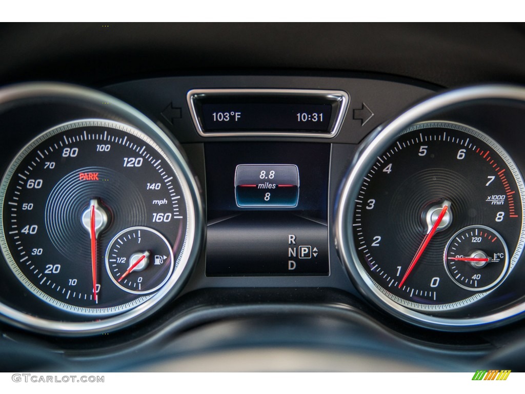 2016 Mercedes-Benz GLE 400 4Matic Gauges Photo #106403061