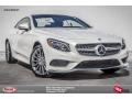 2015 Diamond White Metallic Mercedes-Benz S 550 4Matic Coupe  photo #1