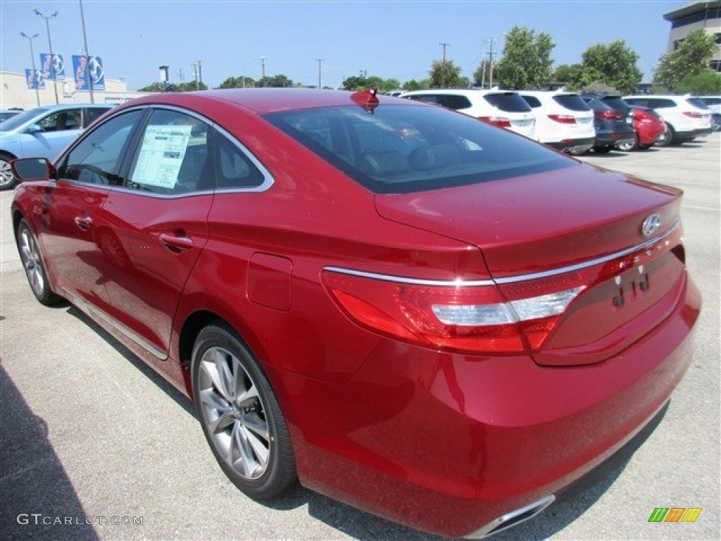 2015 Azera  - Venetian Red Pearl / Graphite Black photo #4