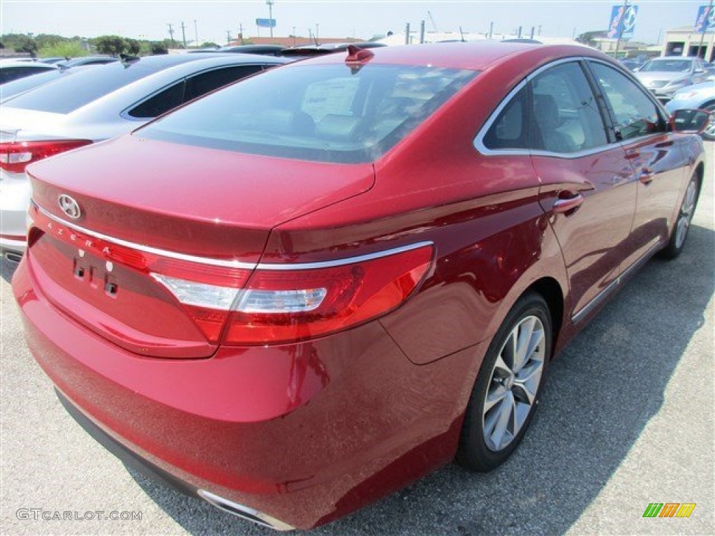 2015 Azera  - Venetian Red Pearl / Graphite Black photo #6