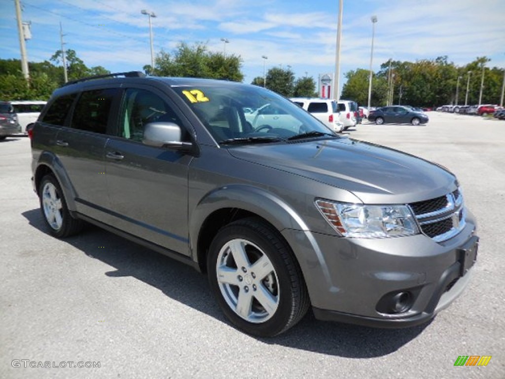 2012 Journey SXT - Storm Grey Pearl / Black/Light Frost Beige photo #12