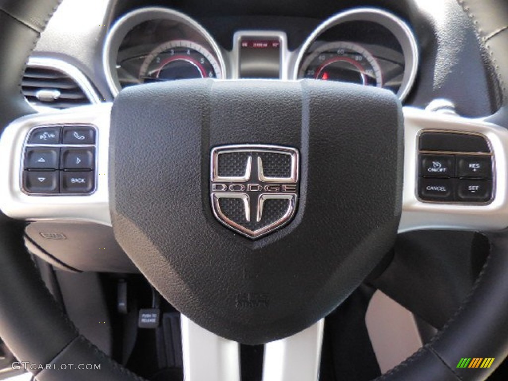 2012 Journey SXT - Storm Grey Pearl / Black/Light Frost Beige photo #23