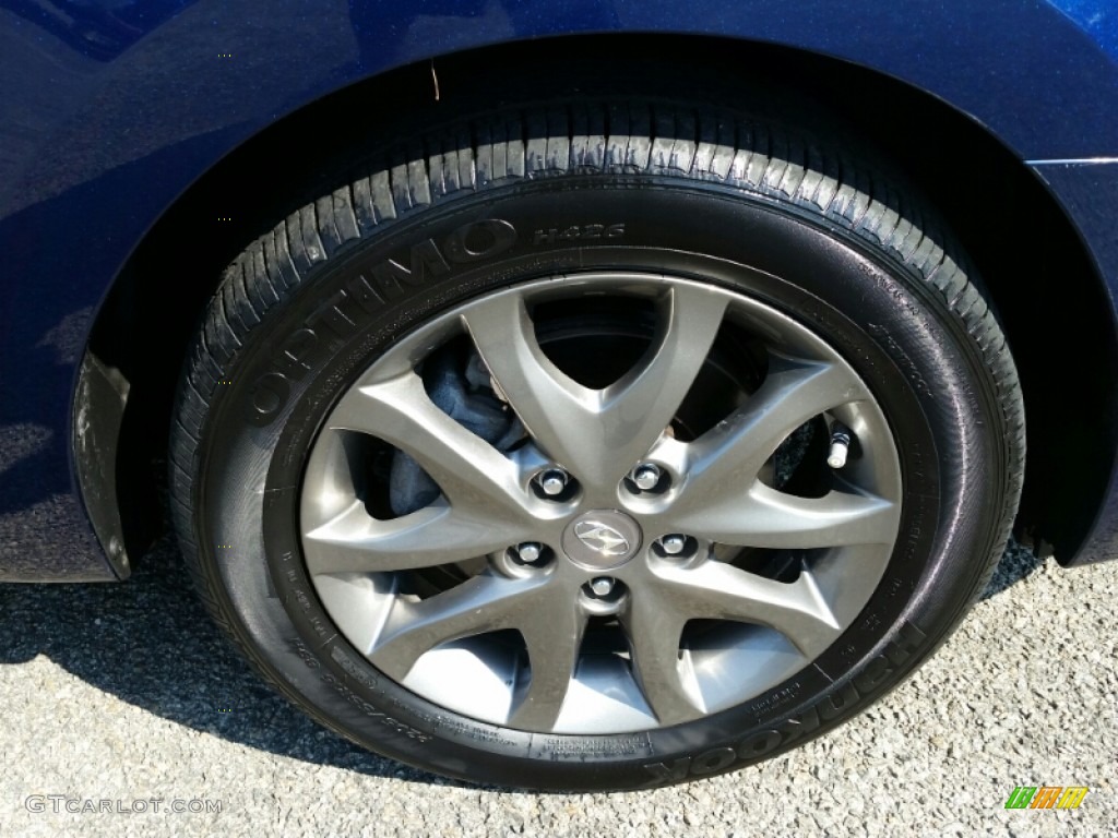 2012 Elantra GLS Touring - Atlantic Blue / Black photo #4