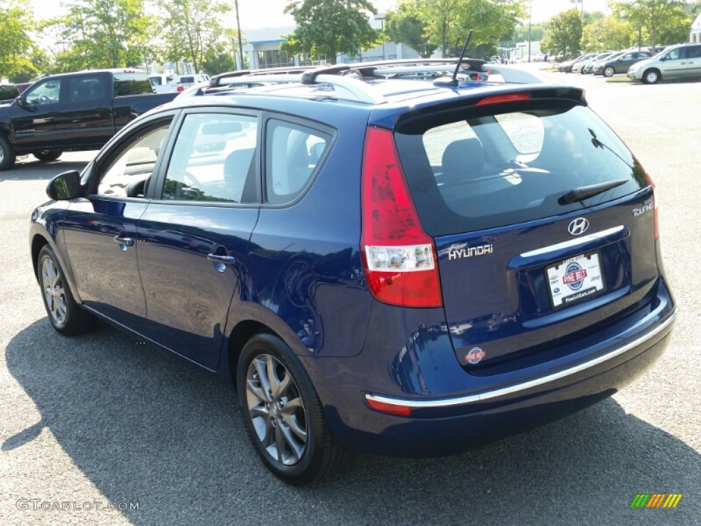 2012 Elantra GLS Touring - Atlantic Blue / Black photo #10