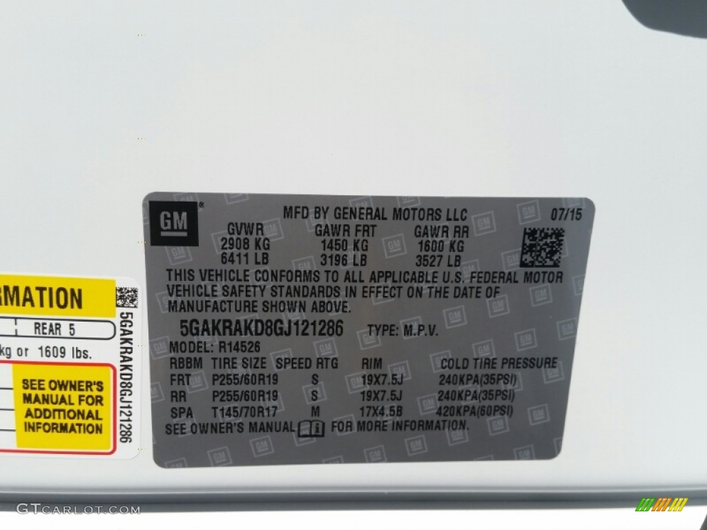 2016 Enclave Convenience - Summit White / Light Titanium/Dark Titanium photo #10