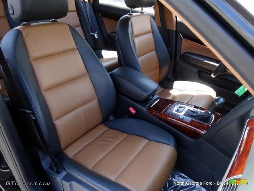 Amaretto/Black Interior 2010 Audi A6 3.0 TFSI quattro Sedan Photo #106416514
