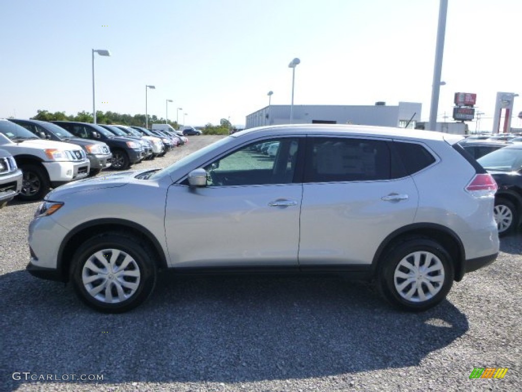 2015 Rogue S AWD - Brilliant Silver / Charcoal photo #7