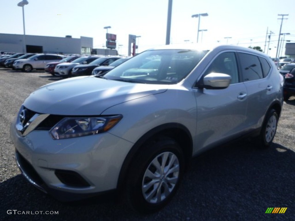 2015 Rogue S AWD - Brilliant Silver / Charcoal photo #8