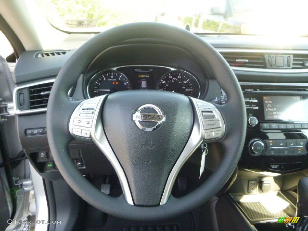 2015 Rogue S AWD - Brilliant Silver / Charcoal photo #17
