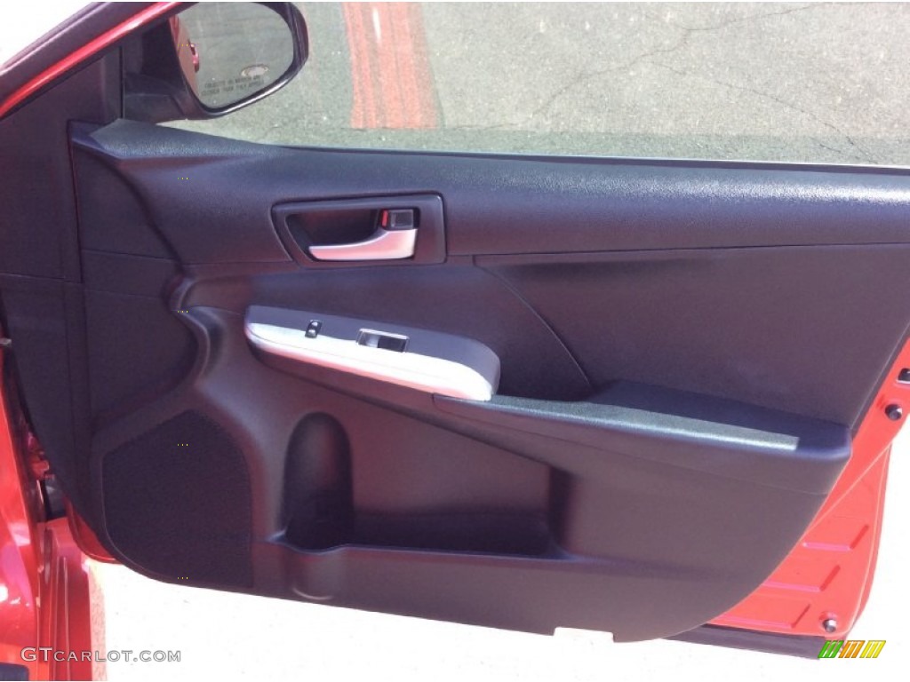 2012 Camry SE - Barcelona Red Metallic / Black/Ash photo #22