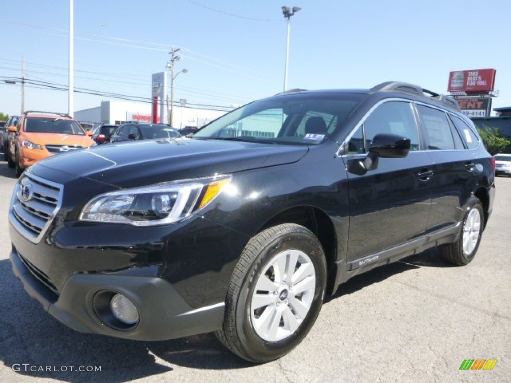 Crystal Black Silica 2016 Subaru Outback 2.5i Premium Exterior Photo #106417830